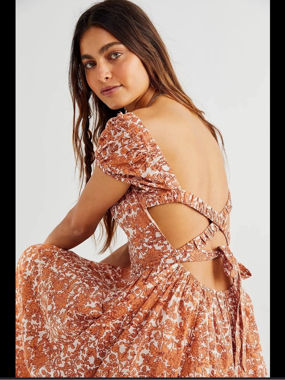 Free People Ultraviolet Maxi Dress Tea Combo - Picture 2 of 8